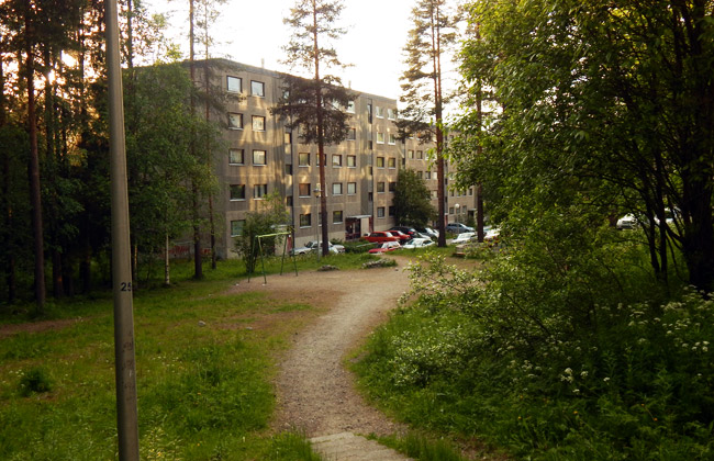 Так выглядит финский двор в Костомукше